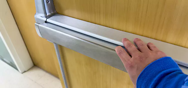 Installing a Push Bar on a Door West Lafayette